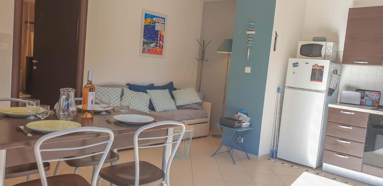 Joli Appartement En Corse Avec Piscine Belgodère Exteriör bild